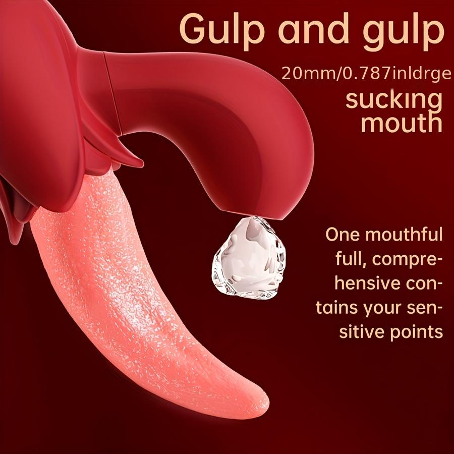 2 In 1 Lick Suck Vibrators For Women Licking Tongue Clitoris Stimulator G Spot Massager Vagina Sucking Female Orgasm Sex Toys