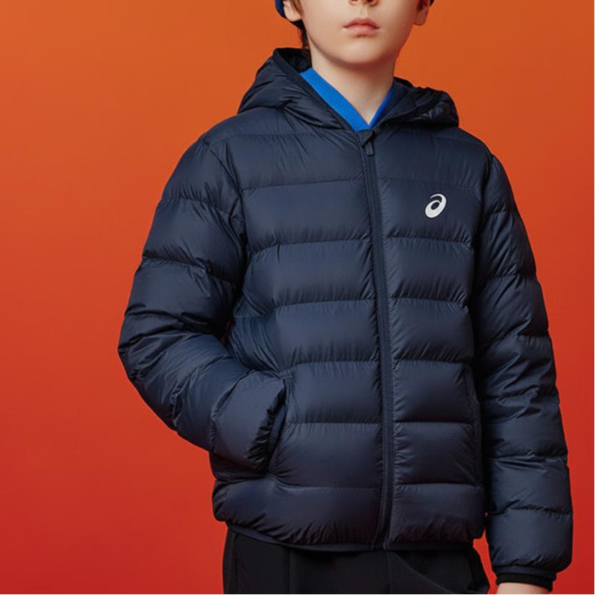 Asics Kids Down Jackets Hooded Non Detachable Thickened Hooded 334251072301-5003