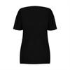 Women's Fashion Casual Square Neck Short Sleeve Color Tops Blouse