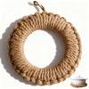 NIHOOOOH Stylish Trivet Made from Yellow Heat Natural for Clay Iron and Scandinavian Style Interior Heat Insulation Wall Mount Cute Round Pot Mat