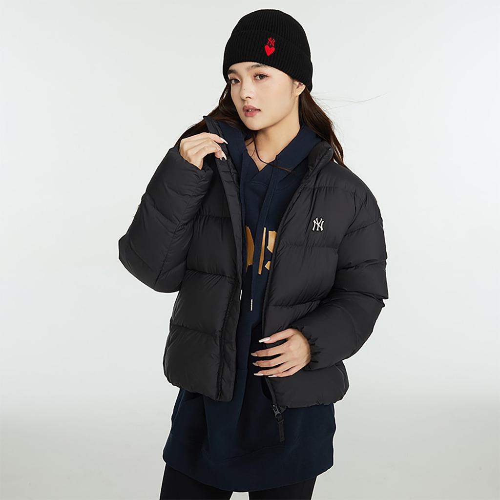 MLB Giacca Imbottita New York Yankees Unisex Nero Collo Alto Giacca Imbottita Moderata 3ADJB0436-50BKS