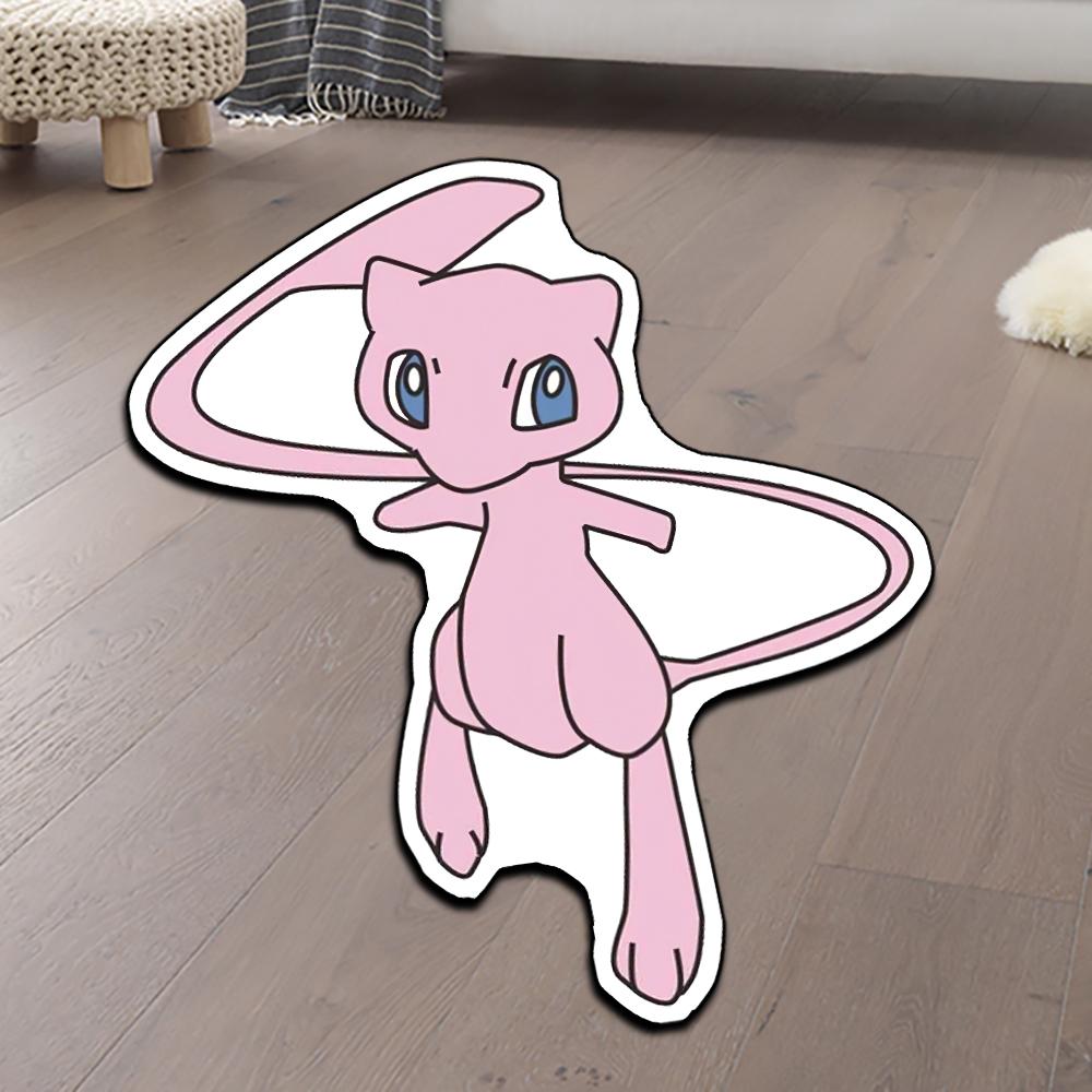 Anime Area Rug Pokémon Venusaur Pikachu Blastoise Charizard Sylveon Charmander Customize Printed Carpet for Home Decor 120cmx120cm