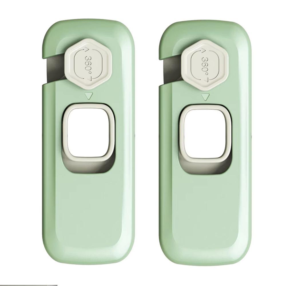 2Pcs Anti-Pinch Design Cabinet Lock No Tools Installation Drawer Door Locks Baby Proofing