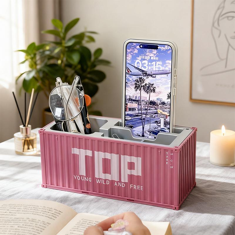 Creative Imitation Container Model Storage Box Ornament Home Study Office Desktop Pen Scissors Storage Tool Box