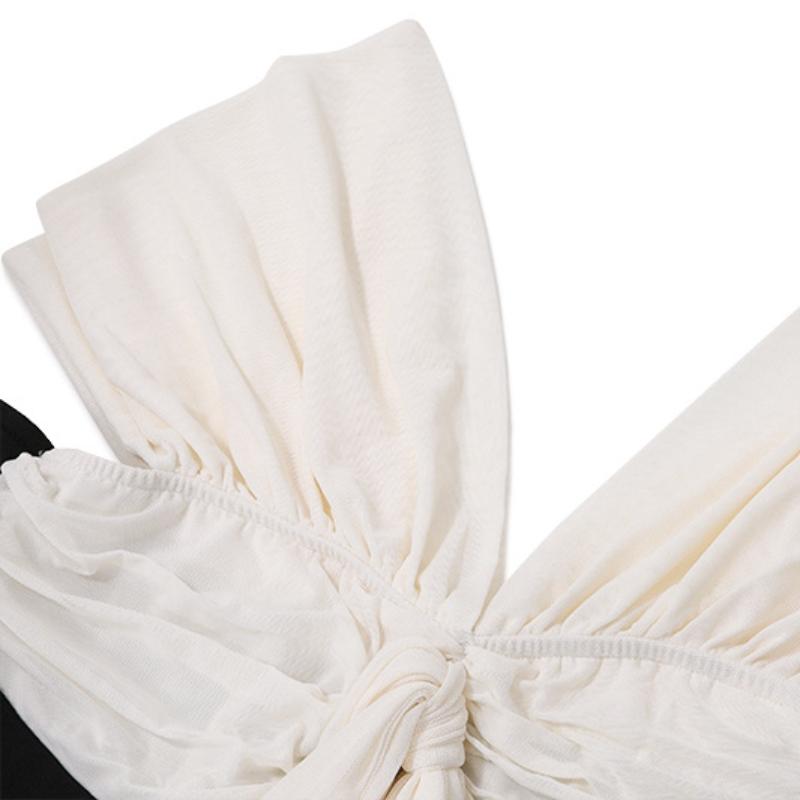 French Vintage Off Shoulder Dress Women Summer Fashion Slim Long Sleeve Slim High Waist Mini Dresses Girls Party Trendy Vacation Elegant Evening Dress