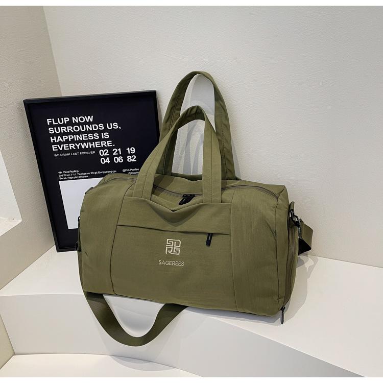 Large Capacity Travel Bag Light Handbag 2025 New Business Travel Portable Sports Fitness Luggage Simple Handbag