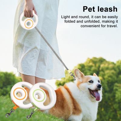 Retractable Dog Leash 8.2ft Heavy Brake And Lock Duty Leash One Button Tangle-Free Dog Leash