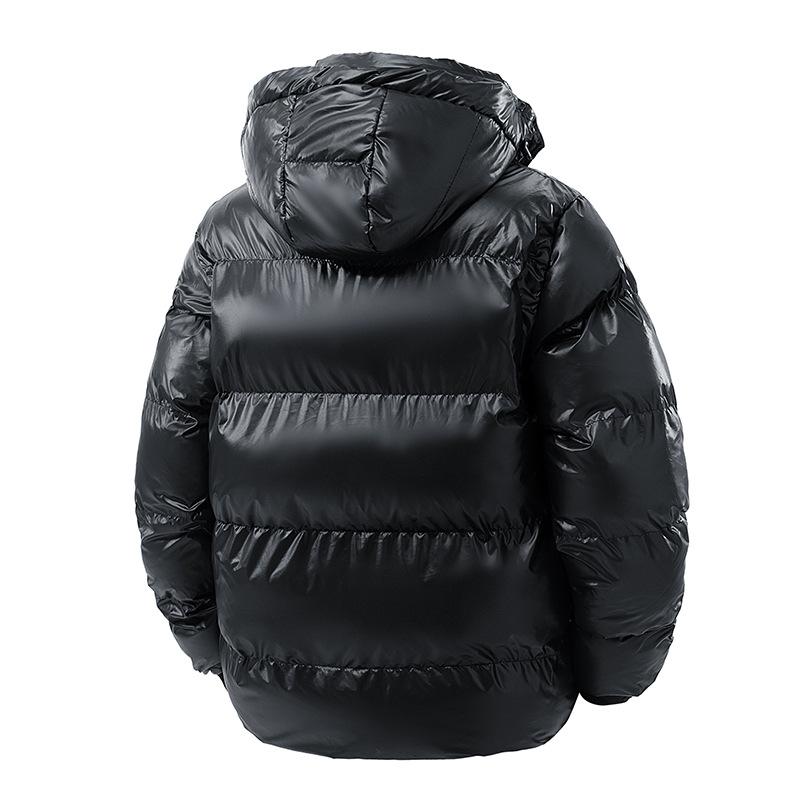Solid-color Warm Down Jackets for Men Couple Outdoor Mountaineering Jackets Cotton-padded Jackets Thickened Autumn and Winter Windbreakers for Men