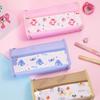 Series Lotso And Mickey Print Design Pencil Case Large Capacity Stationery Organizer For Students