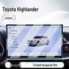25 Toyota Highlander Center Console Tempered Glass Navigation Screen Protector