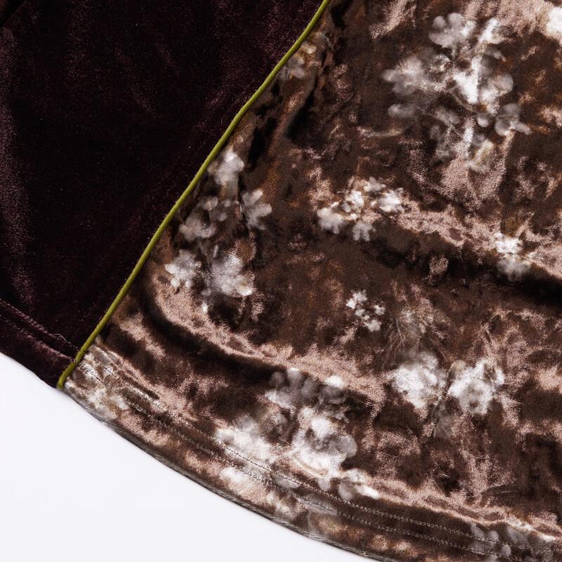 Elegant New Chinese Style Velvet Mother-of-the-Bride Dress