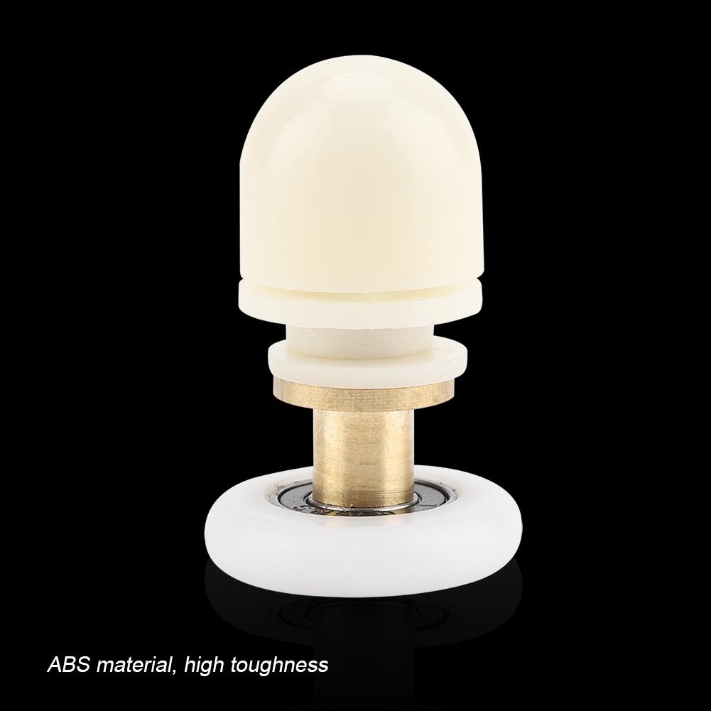 8pcs Brass ABS Sliding Glass Shower Door Rollers Runners Pulleys Bathroom Doors Hardware (27mm)