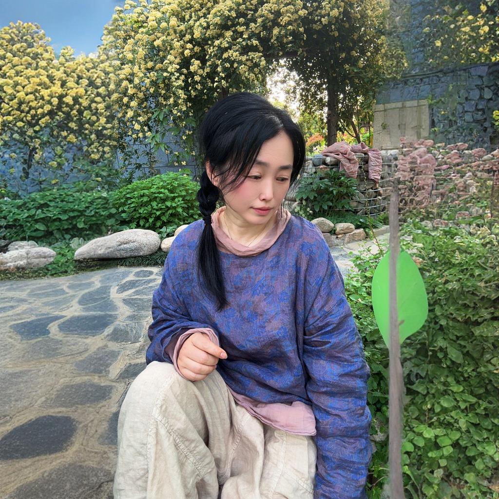 Johnature Women Vintage Print Floral T-Shirts O-Neck Long Sleeve Autumn High Quality Female Loose T-Shirts