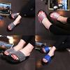 Luxurious Women Sandals Slippers With Glitter Platform For A Timeless Fashion Statement