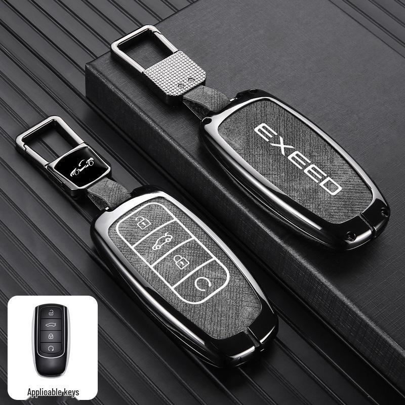 Housse de clé de voiture EXEED et Chery Yaoguang: Protection Complète en Métal Premium
