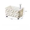 Jacquard Taschentuchbox Organizer Serviettenetui Leichter Luxus Wohnzimmer Schlafzimmer Couchtisch Taschentuch Aufbewahrungsbox Papierhalter