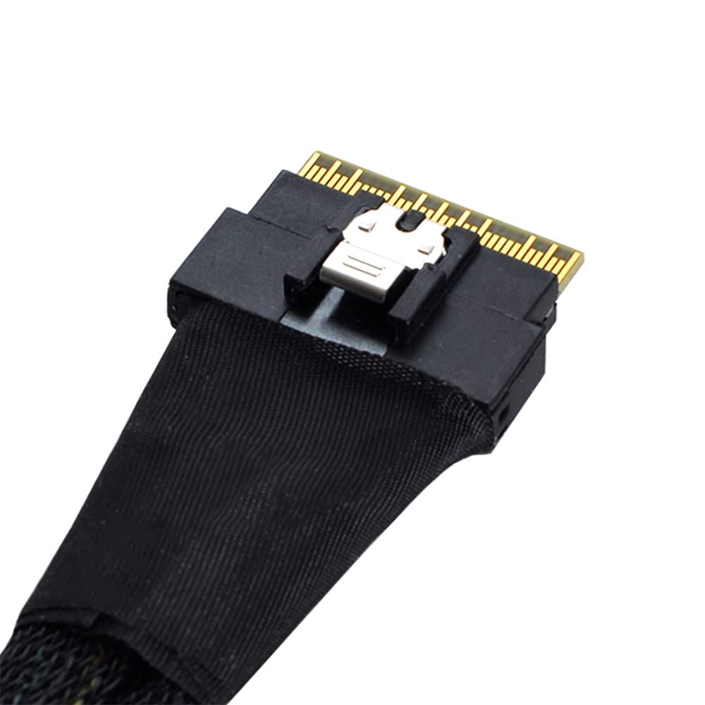 NFHK Ultraport Slimline SAS Slim 8i74pin To DualOculink Cable 50cm PCI-E 4.0 SFF-8654 SFF-8611 PCI-Express