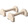 Holz-Parallettes, Liegestützgriffe mit rutschfester Basis, Calisthenics-Ausrüstung, für Heim-Fitnessstudio, Training