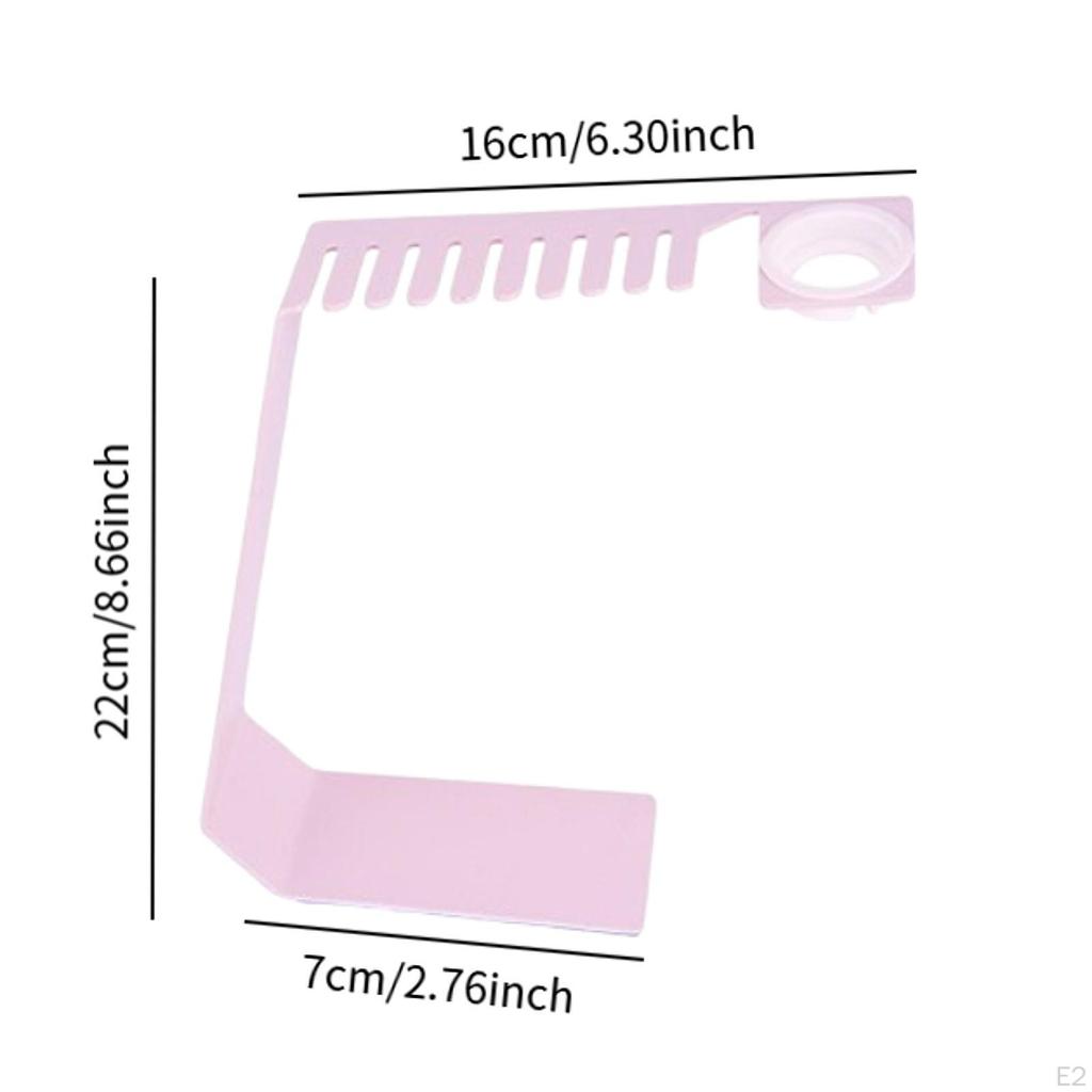 Metal Watch Band Organizer Desk Hanging Display Holder Strap Storage Mount for Up To 9 Watchbands