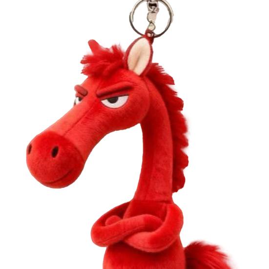 Horse Pendant Plush Material Bag Keychain 2026 Year of Horse Pendant Soft Texture Horse Charm Handbag Decoration