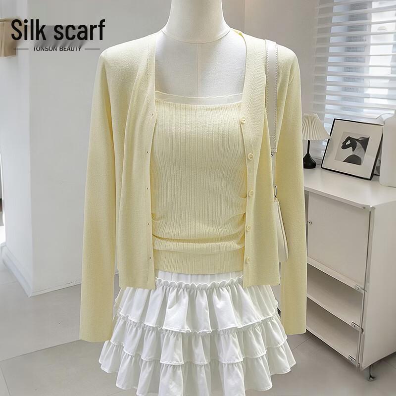 Sibaisha Women s Solid Color Casual Two-Piece Set One Size