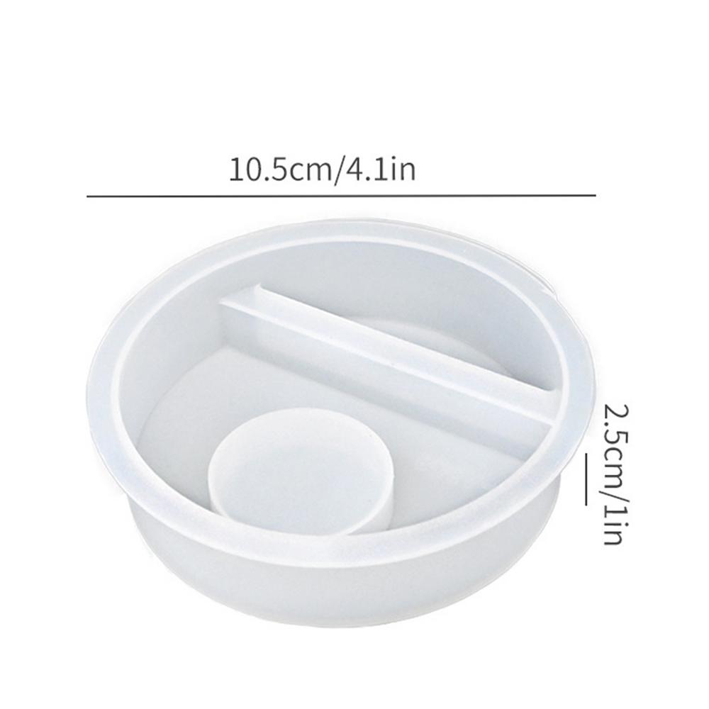 Christmas Series Candle Holder Silicone Mold House Candlestick Ornament Resin Mould 3D Gypsum Crafts Home Decor