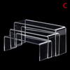 3Pcs/Set 3Mm Acrylic Display Stand Jewelry Showcase Storage Rack Shelf Holder