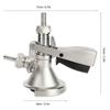 A Type Keg Coupler Stainless Steel Beer Keg Dispenser Connector Dispensing Equipment Accessory
