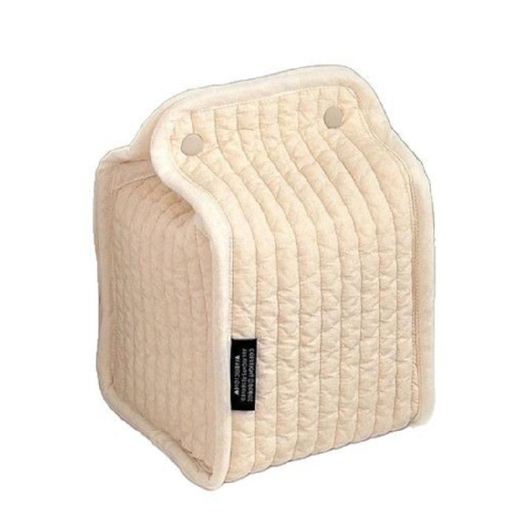 Striped Cotton Standing Tissue Dispenser Easy Cleaning Designs Space Saving Storage Solution for Countertops