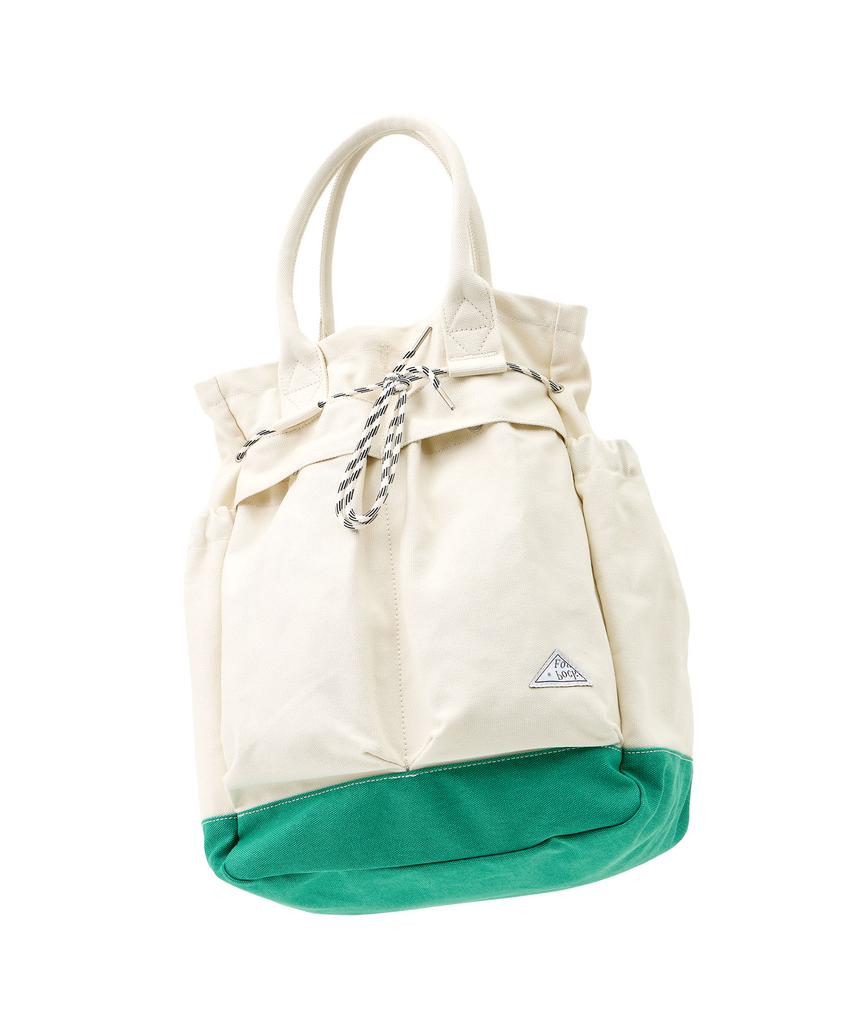 Foundpocket Plate Canvas Bag Green