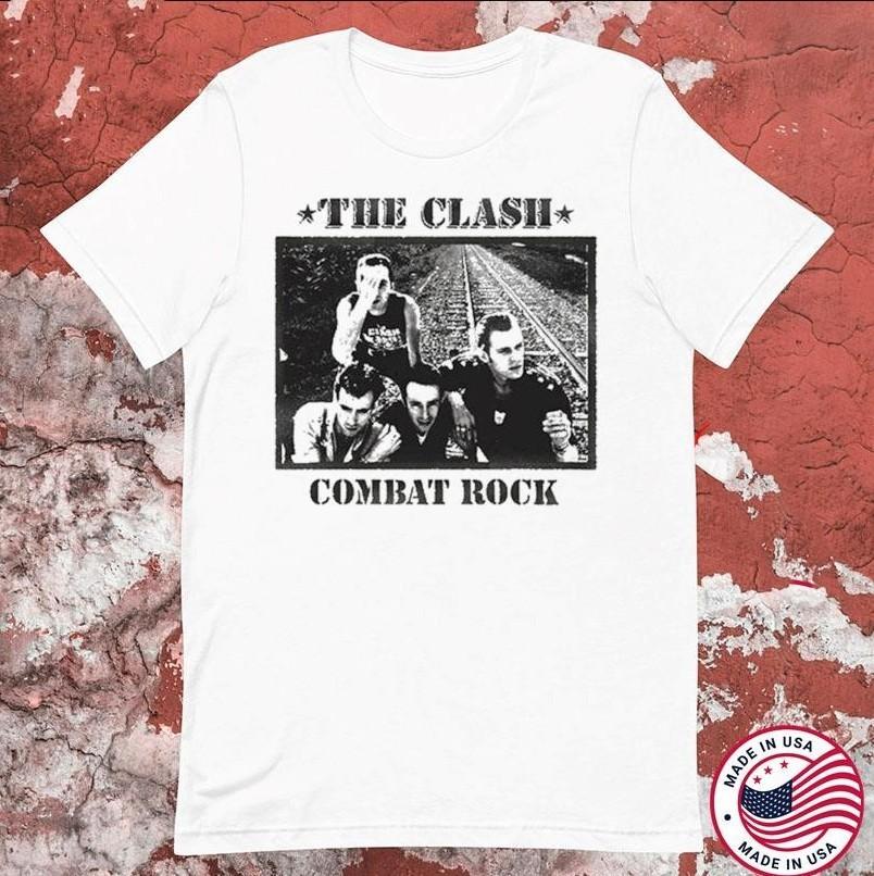 The Clash Combat Rock Vintage Album S-5XL T-shirt Q8631 L