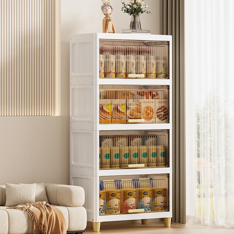 Convertible Multi-Layer Storage Cabinet for Living Room, Bathroom, or Children's Room