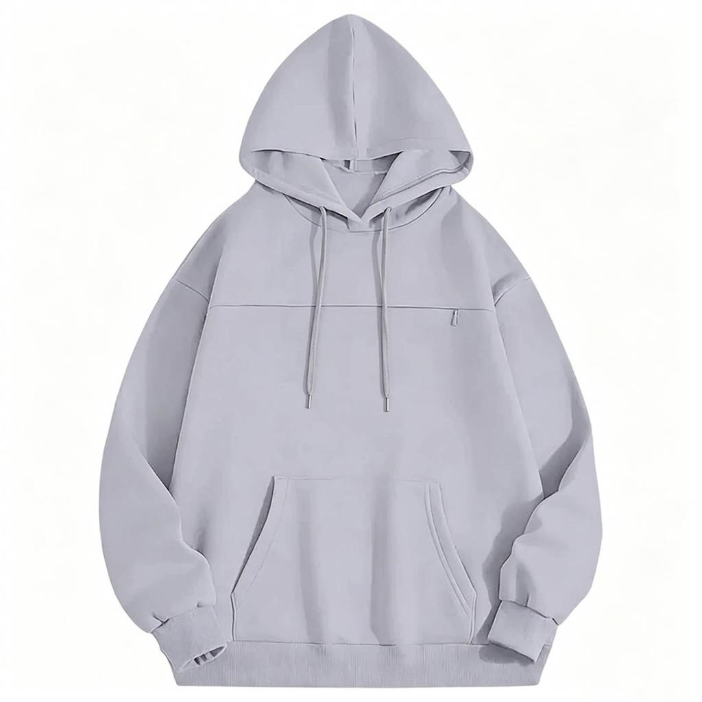 Women Pet Cat Pocket Hoodie Loose Pullover Hooded Sweatshirt Casual Pet Lover Top For Fall Winter