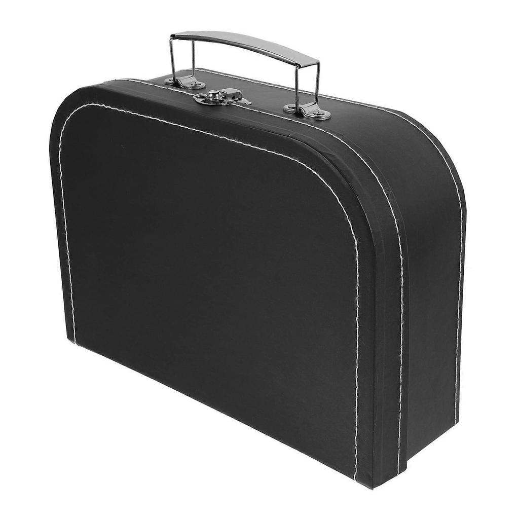 Suitcase Storage Box Bag Card Stash Birthday Gifts Travel Black