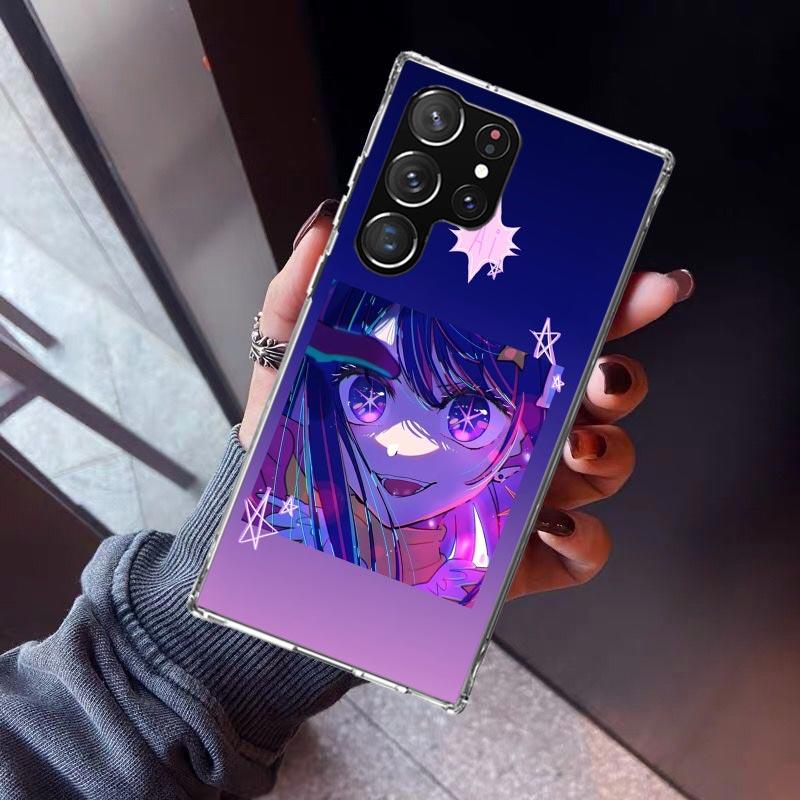 

Japan Anime Oshi No Ko Phone Case For Samsung Galaxy S23 S24 S25 Edge S26 Ultra S22 + S21 Plus S20 FE Cover Silicone Print Shell Samsung S20 Ultra