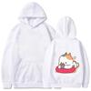 Cute Cartoon Cat Hoodies New Print Fashion Sweatshirt Casual Unisex Autumn Winter Fleece Streetwear Tops Male Sudaderas