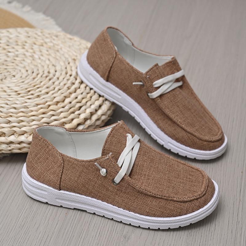 Pohodlné dámské ležérní boty Lehké dámské plátěné boty pro muže ženy Nazouvací Módní ploché mokasíny Boty Zapatos De Mujer