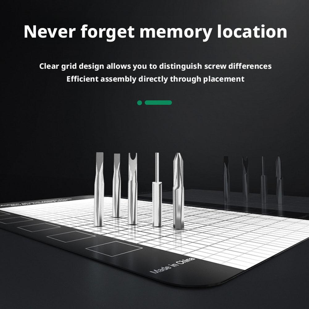 Magnetic Screw Mat Memory Chart Work Pad Small Screws Holder Tool Pad for Precision DIY for Mobile Phone Repair Plate Mat