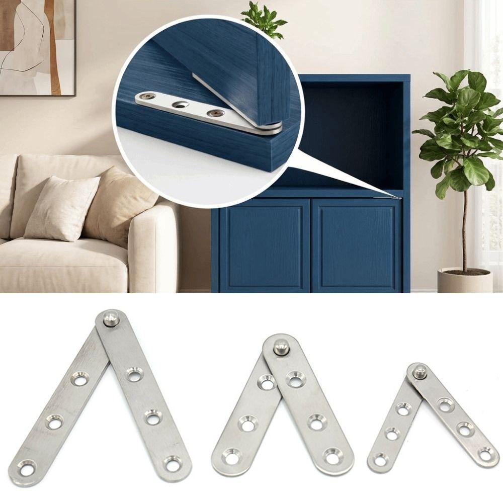 6 pcs 360° Rotating Doors Rotating Hinge Heavy-Duty Rotating Concealed Hinges Pivot Hinge Furniture
