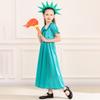 Halloween June 1 Kids Ancient Free Muse Cosplay Costume Lake Green Dress