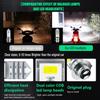 2Pcs 9-48V ATV LED Bulbs White,1800LM Hi-Lo Beam 4COBs H6M P15D LED Bulbs for or Motorcycle,Y amaha,ATVS Y FM350 450 400 660 700 Raptor.