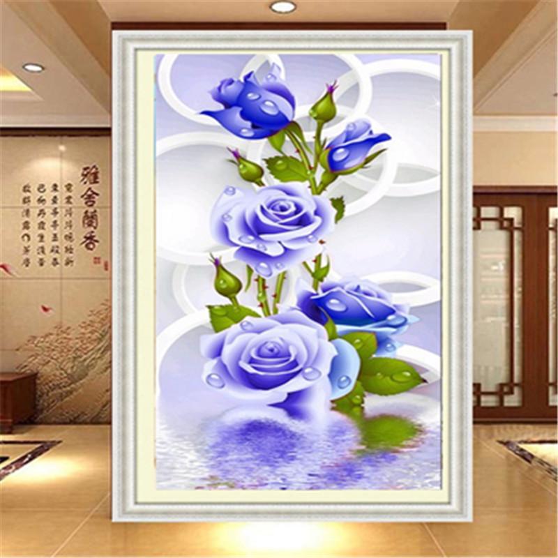 

Алмазная картина, вышивка крестиком, алмазная вышивка, цветок, цветущий, сделай сам, спальня, красочное ремесло 30*40 cm