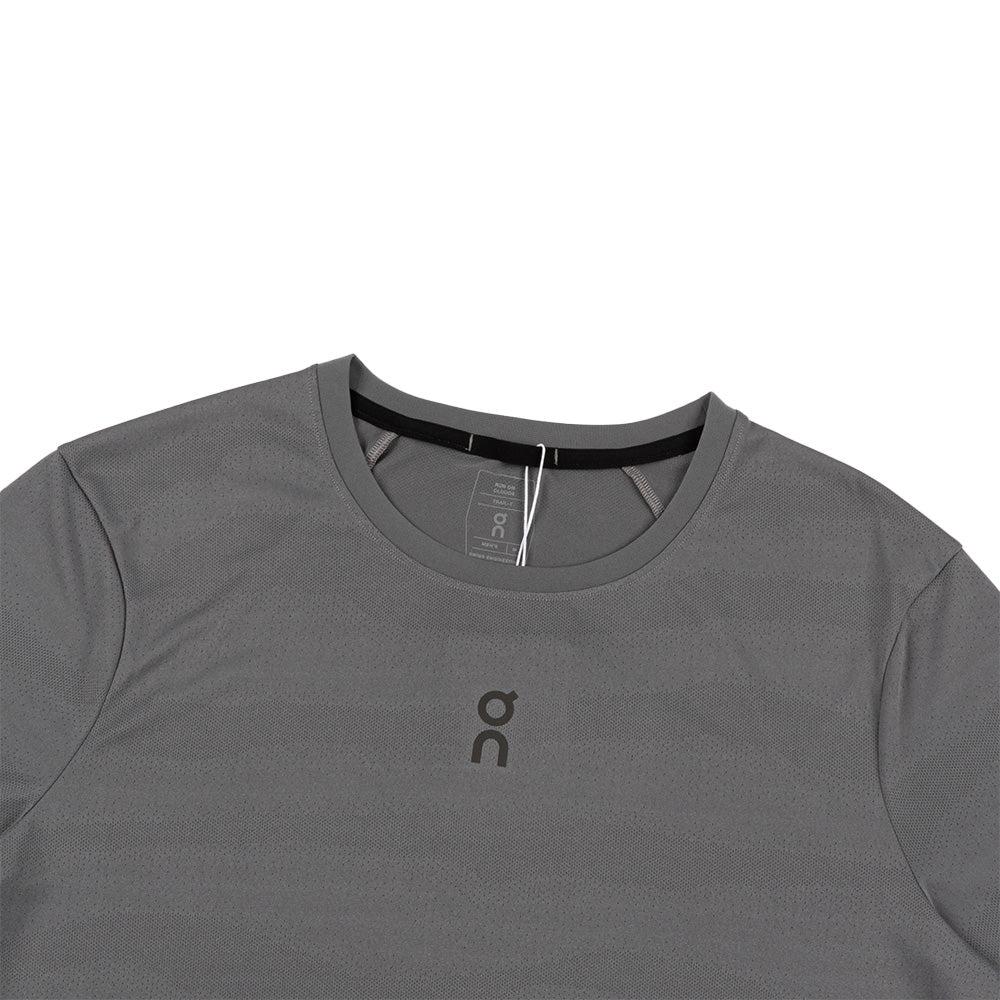 On Logo Round Neck Short Sleeve T-Shirt Men T-Shirts Gray 1ME30070122