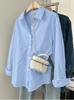 Women's Long Sleeve Blouse Turn Down Collar Elegant Casual Shirt Loose Fit Office Top For Spring Autumn