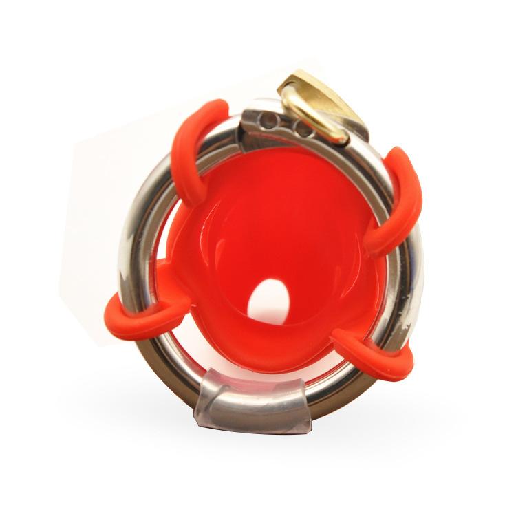 Yamamoto Super Soft Silicone 3 Gear Adjustable Male Chastity Lock & Key Cuckold Cock Cage Penis Ring Bondage BDSM Sex Toys