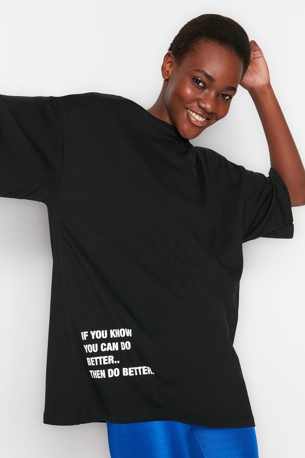 

Футболка - Черный - Oversize