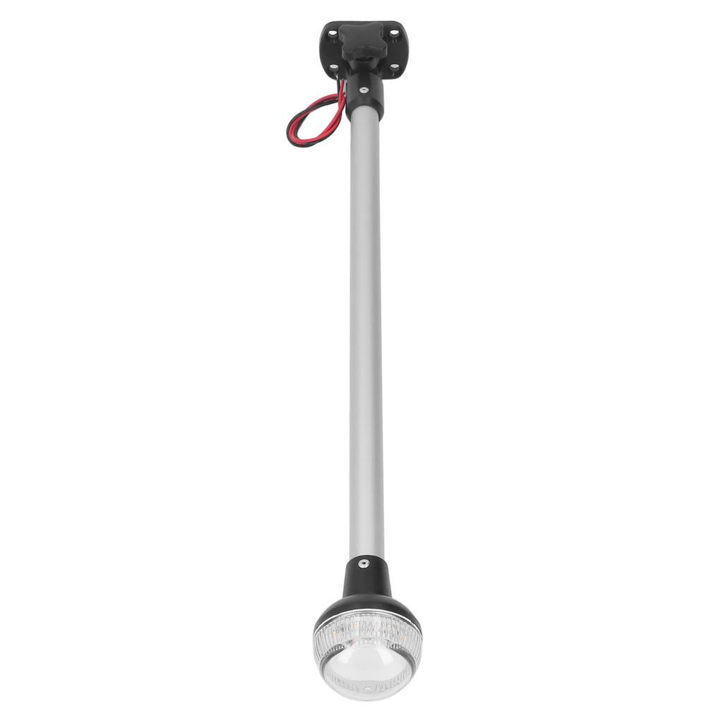 Marine Navigation Anchor Light All Round Boat IP65 Waterproof White LED 21.5in Fold Down USCG 2NM DC