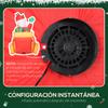 Inflatable Santa Claus, Sleigh, Christmas Reindeer, LED Lights, 240 x 75 x 100 cm