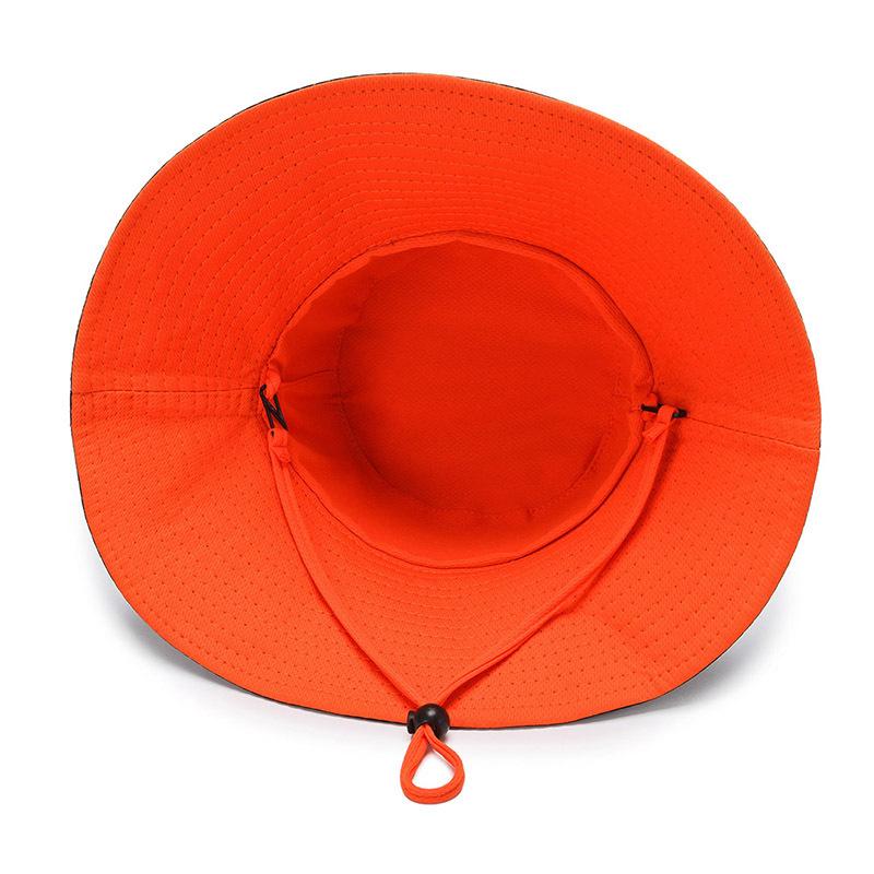 New spring and autumn bucket hat women's sun protection hat sun hat face cover basin hat simple solid color versatile hat