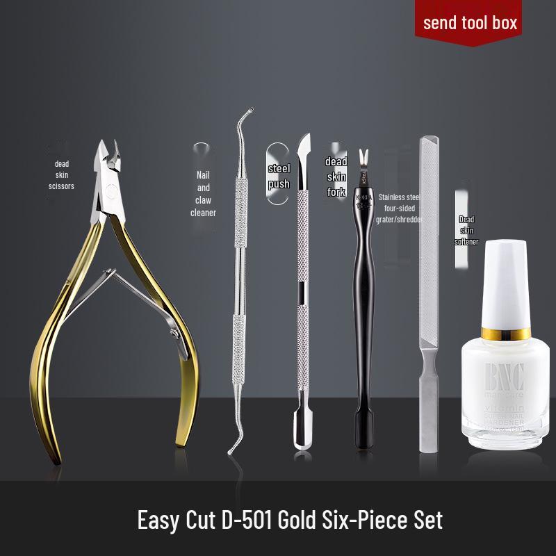Professional Cuticle Nipper & Nail Art Tool Set: Remove Dead Skin, Callus, Trim Nails, Remove Gel Polish.
